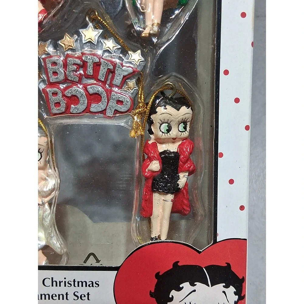 Kurt Adler • Betty Boop 5 pc. Mini Ornament Set • 2008 New